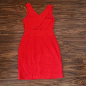 Banana Republic 00P Criss Cross Back Red Dress perfect for a summer date.